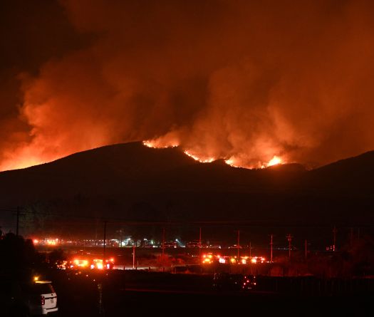 A New Wildfire Ravages Northern Los Angeles, Thousands Ordered to Evacuate