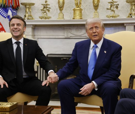 Macron and Trump Vow to Work Together on Ukraine, Despite Differences