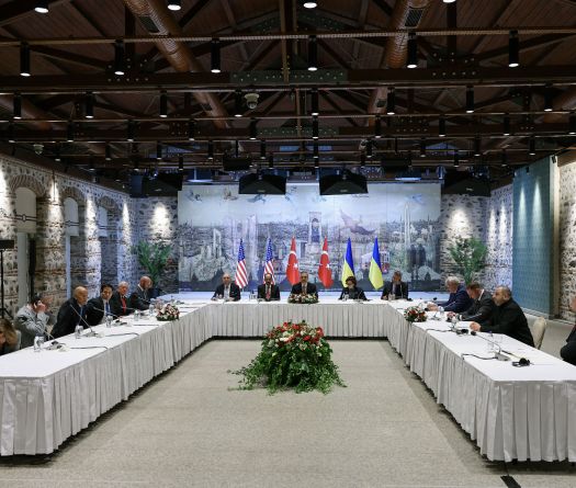 Ankara Calls for Ceasefire 'As Soon As Possible' in Ukraine at Talks with Russia