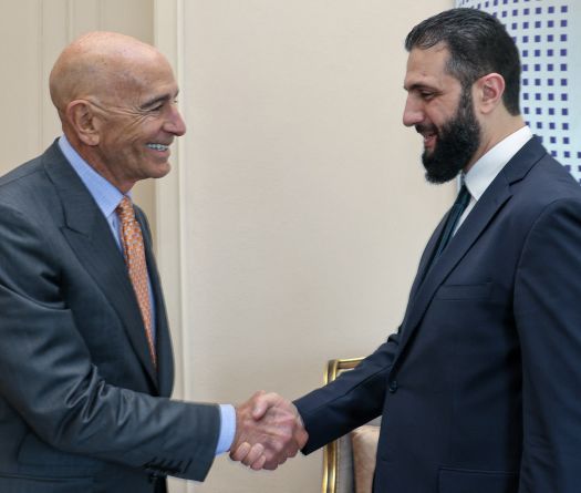 Sharaa Meets US Envoy After Lifting of Sanctions