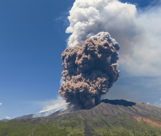 Italy's Mount Etna Erupts, Spewing Ash, Gas and Rock