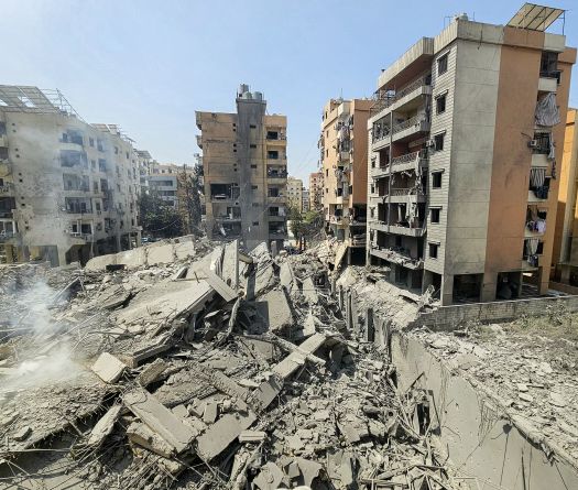 Beirut Southern Suburbs After Fourth Israeli Attack Since Ceasefire