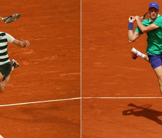 Alcaraz Puts French Open Title on Line Against Scorching Sinner