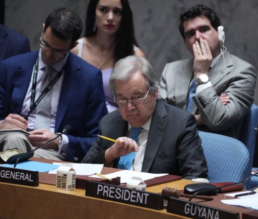UN Chief Warns of Cycle of Retaliation after US Bombs Iran