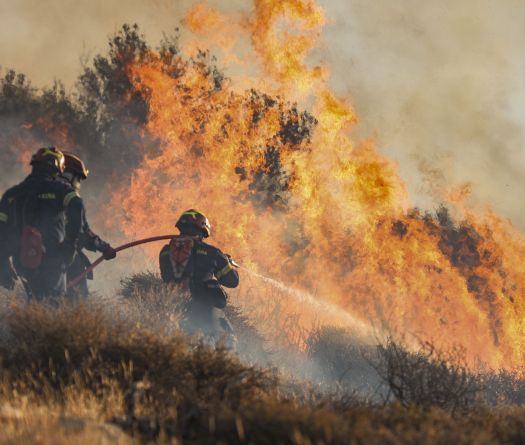 Hundreds Evacuated as Greece Wildfire Rages on Crete