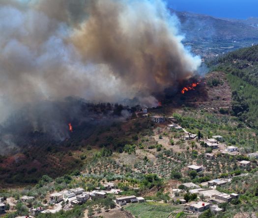 Syria Battles Wildfires for Fourth Day as Jordan and Turkey Send Help