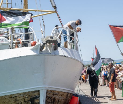 Activist Boat Handala Seized Off Gaza Brought to Israel