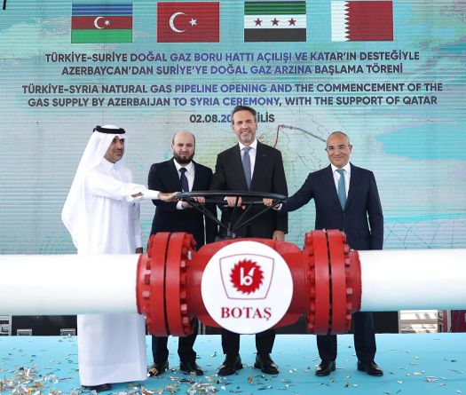 Turkey Starts Supplying Azerbaijani Gas to Boost Syria's Power Output