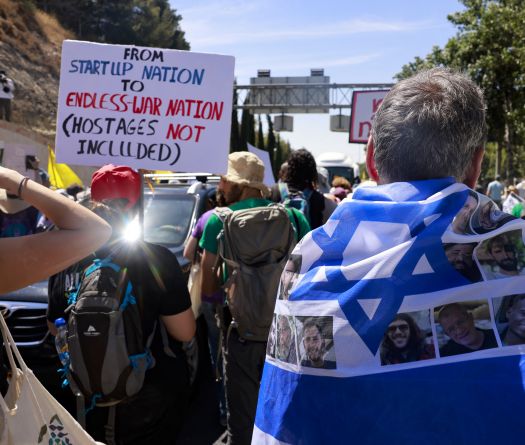 Mass Protests in Israel Demand Gaza War End and Hostage Deal