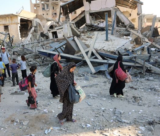 Israel Army Says over 250,000 Residents Have Left Gaza City