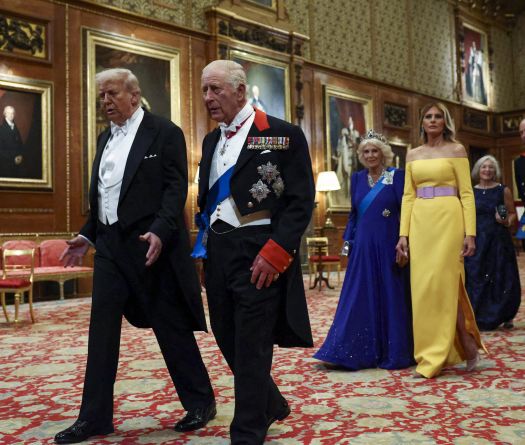 King Charles Hails Trump's 'Personal Commitment' to Peace