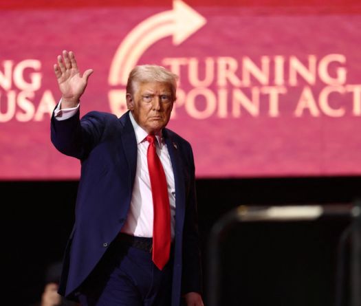 Trump Praises Conservative ‘Giant’ Kirk at Mega Memorial Event
