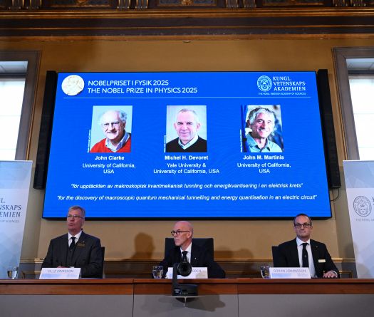 Trio Wins Physics Nobel for Quantum Mechanical Tunnelling