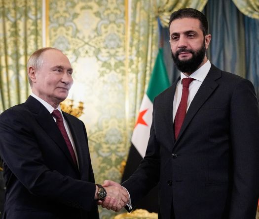 Putin Hails 'Special' Russia-Syria Ties in First Meeting with New Leader