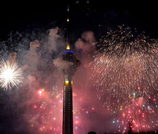 Anti-Khamenei Chants Erupt in Tehran as Iran Marks Revolution Anniversary
