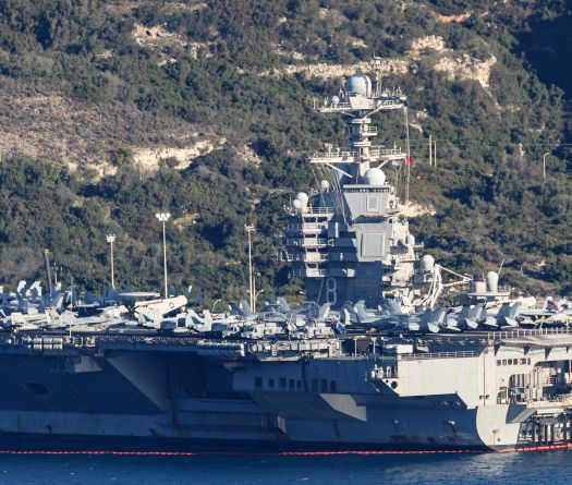USS Gerald Ford Leaves Crete as Iran Talks Begin: AFP