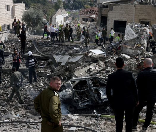 Iranian Missile Strike Hits Israel, Killing at Least Nine