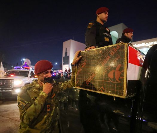 Pro-Iran Iraqi Armed Group Says Will Stop U.S. Embassy Attacks, Under Conditions