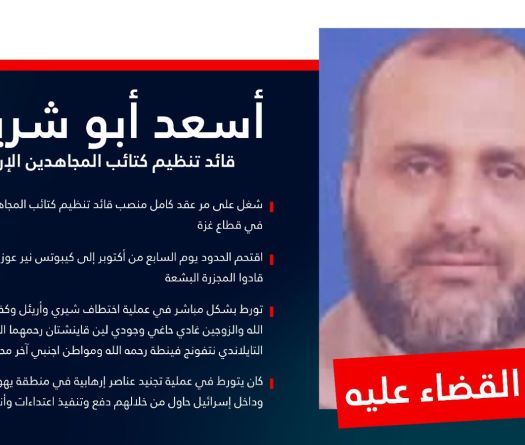 Israel Announces Killing of Mujahideen Brigades Leader in Gaza