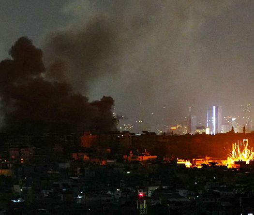 Strike on Beirut Southern Suburb after Evacuation Warning