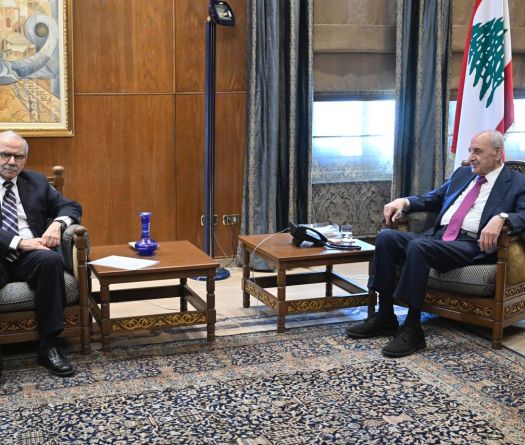 Salam Reaffirms Support for Arab Peace Initiative and Commitment to Policy Statement