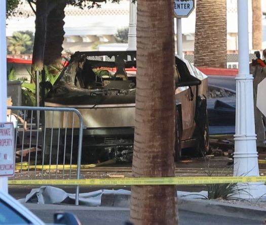 Tesla Cybertruck Explodes Outside Trump Hotel in Las Vegas, Killing One