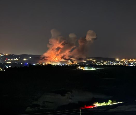 New Israeli Strikes on Ali Taher Hills Target Hezbollah Site
