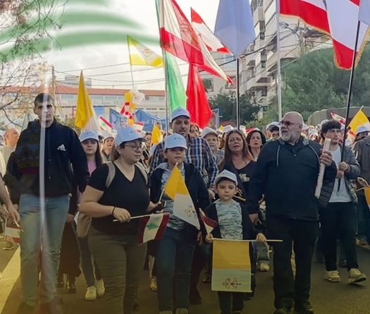 In Baabda, Crowds Gather Ahead of Pope Leo XIV’s Arrival