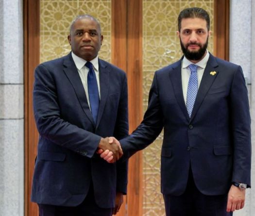 UK Re-Establishing Full Syria Ties, Lammy Says During Visit in Damascus