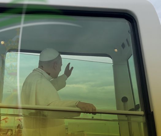 Pope Leo XIV Greets the Faithful Ahead of Mass