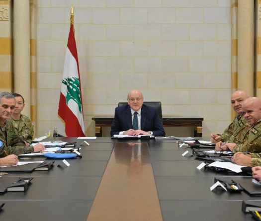 Mikati Chairs Ceasefire Monitoring Committee Meeting, Urges Israeli Withdrawal