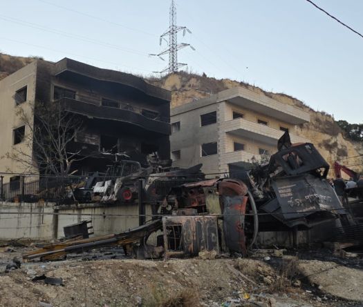 Intense Israeli Airstrikes Hit Msayleh