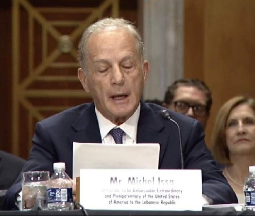 U.S. Ambassador Welcomes Lebanon's Proposal for Talks with Israel