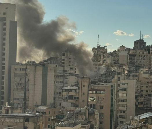 Beirut's Southern Suburb Under Massive Israeli Attacks 