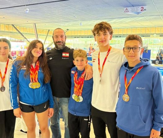 Swimming: Lebanon Wins Gold in Geneva