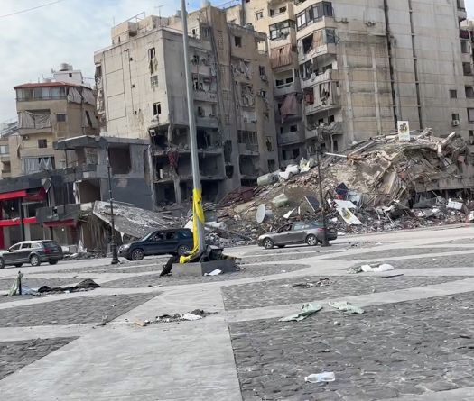 In the Southern Suburb, Life Among the Rubble