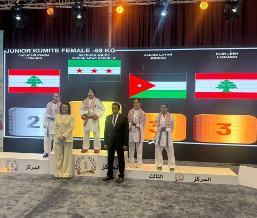 Karate: One Silver and One Bronze for Lebanon