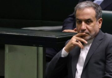 Abbas Araghchi, Iran's nominee for the Foreign Ministry, attends a parliament session in the capital Tehran, on August 17, 2024, as Iran's President defends his cabinet selection.