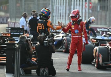 Ferrari’s Leclerc Claims Fourth Straight Pole in Baku