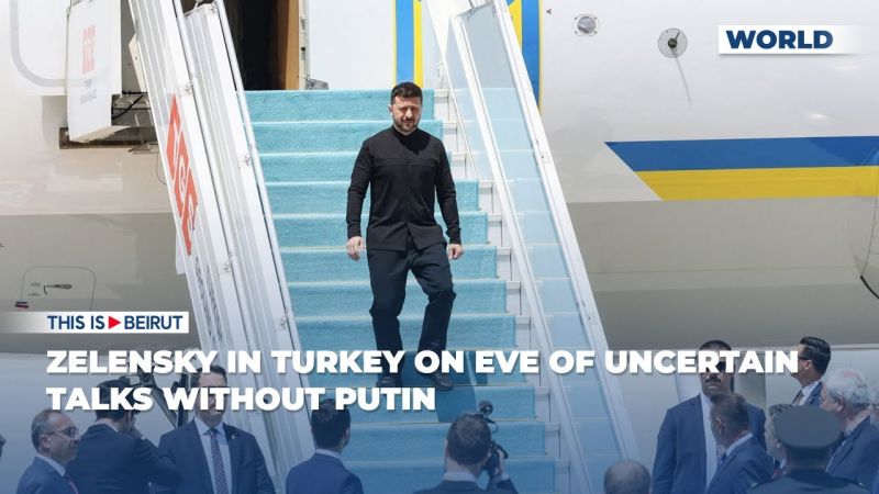 Zelensky in Turkey on Eve of Uncertain Talks Without Putin