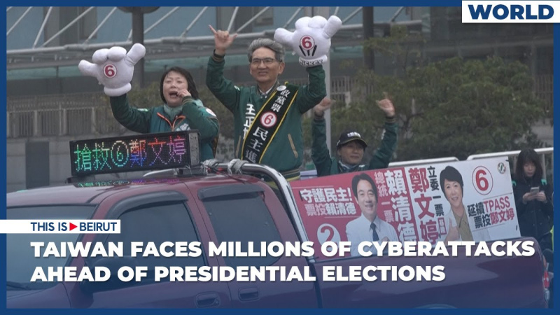 Taiwan Faces Millions of Cyberattacks Ahead of Presidential Elections