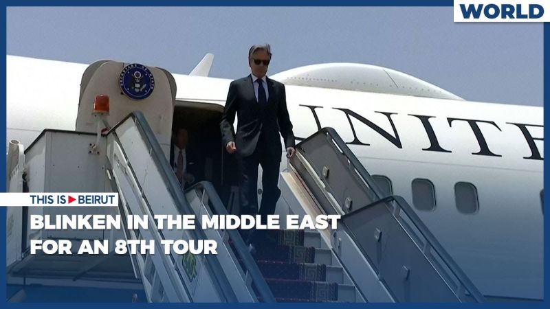 Blinken in the Middle East for an 8th Tour