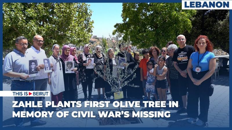 Zahle, Civil war, Committee of the Families of Kidnapped and Disappeared in Lebanon, Olive tree