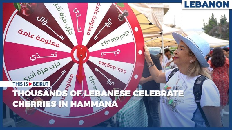 Thousands of Lebanese Celebrate Cherries in Hammana