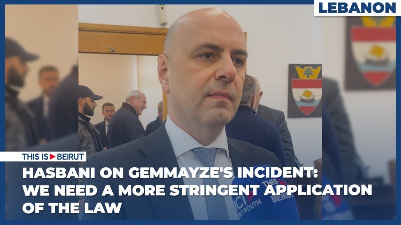 Hasbani on Gemmayze's Incident: We Need a More Stringent Application of the Law