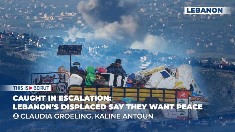 Caught in Escalation: Lebanon's Displaced Say They Want Peace